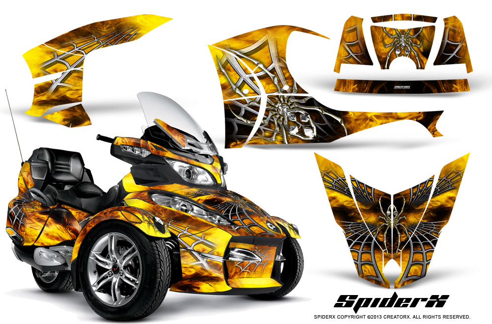 Can-Am Spyder RT-S Full Trim SpiderX Yellow BB